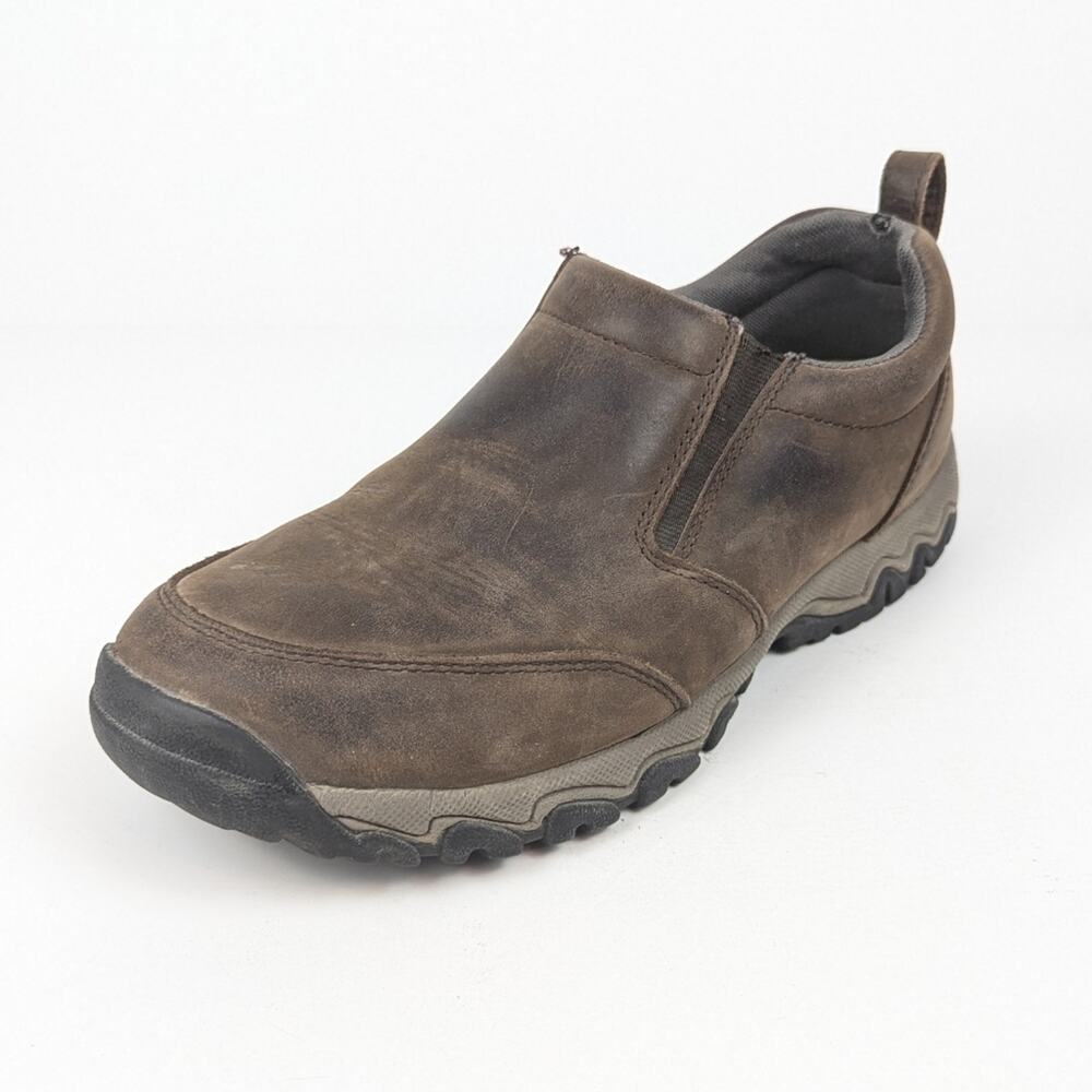 Duluth Trading Co. Brown Wild Boar Leather Mocs Size 10